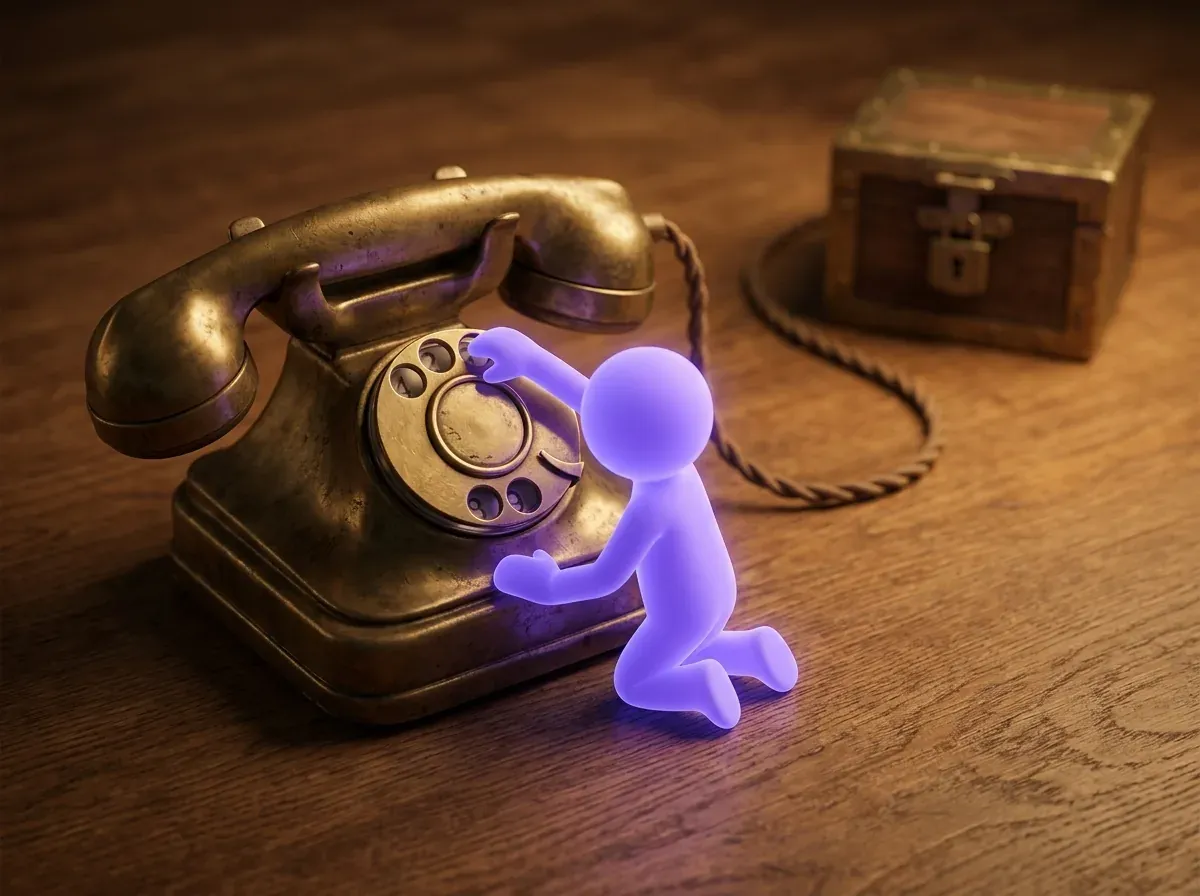 Stop handing your agent the API key. Give it a phone, three numbers.